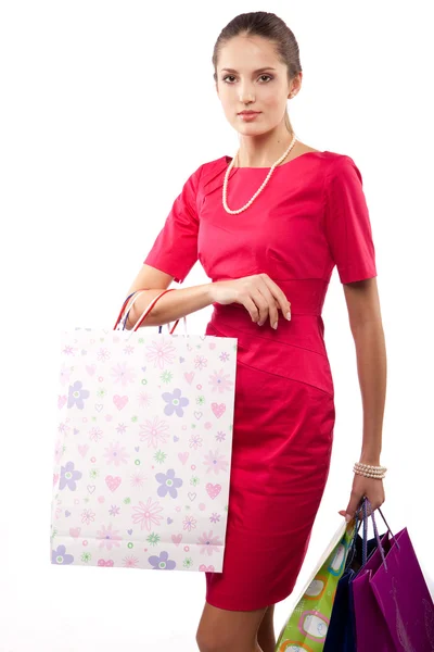 Žena shopper — Stock fotografie