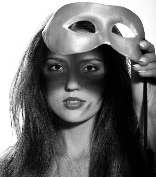 stock image Woman in mask