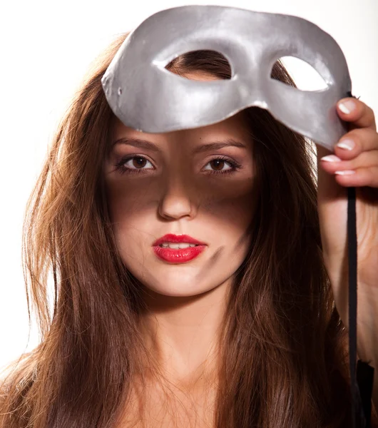 stock image Woman in mask