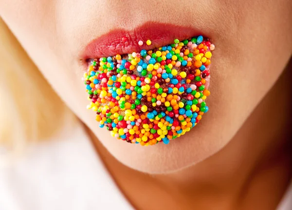 明るい舌 — ストック写真