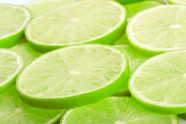 Lime slices background — Stock Photo, Image