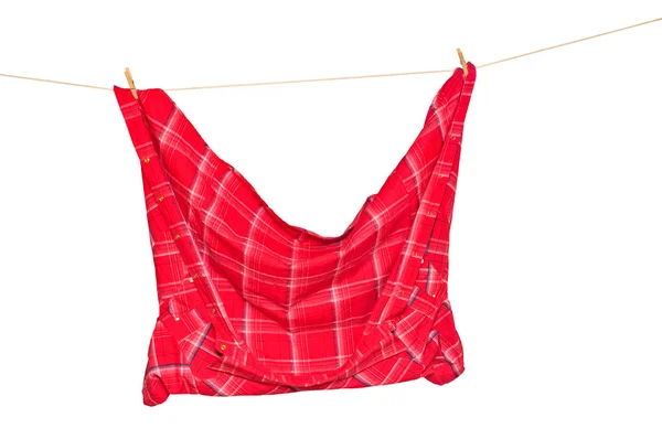 Camicia su una clothesline — Foto Stock