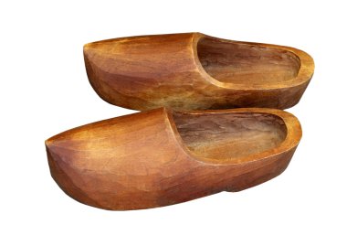 Wooden shoe clipart
