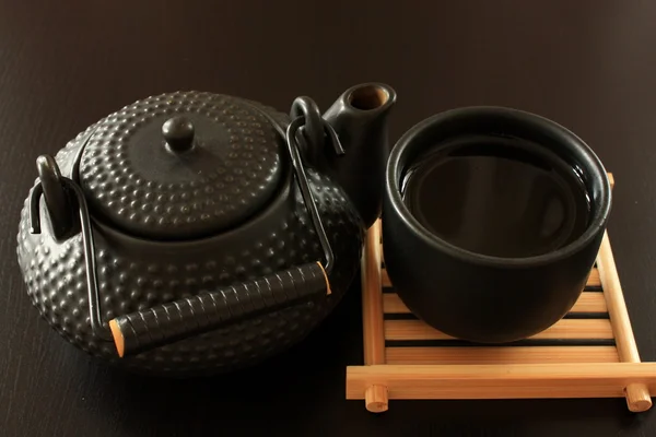 Stock image Black teapot