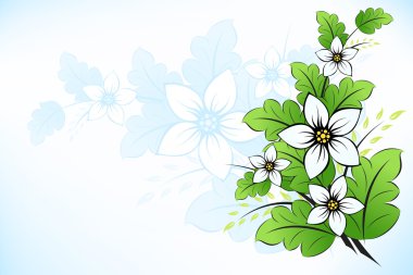 Flower background clipart