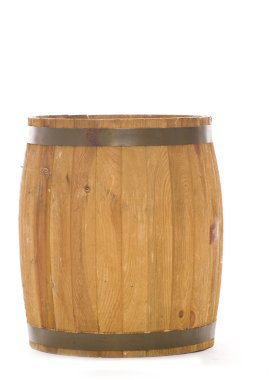 Vintage wood vine barrel clipart