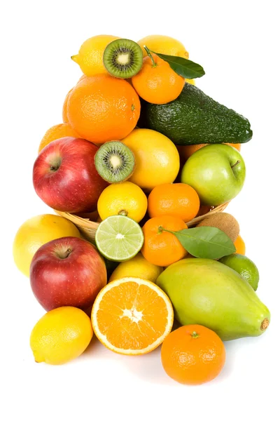 Košík ovoce — Stock fotografie