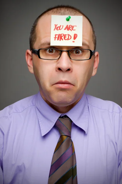 Fired from job — Stock Photo, Image
