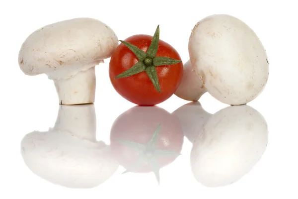 Button or champignon mushroom — Stock Photo, Image