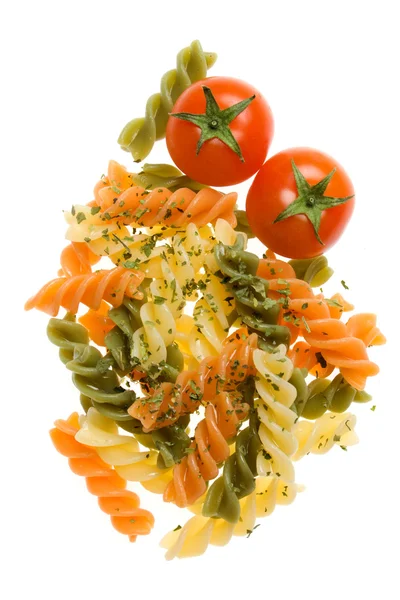 Těstoviny italské tricolore — Stock fotografie