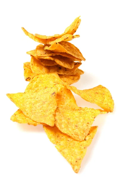 Tortilla chipsy plátky — Stock fotografie