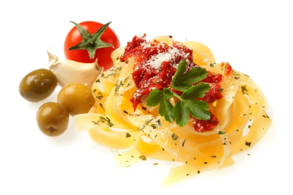 Italiaanse fettuccine pasta — Stockfoto