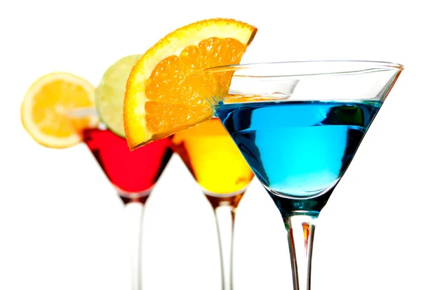 Blue cocktail drink — Stock Photo, Image