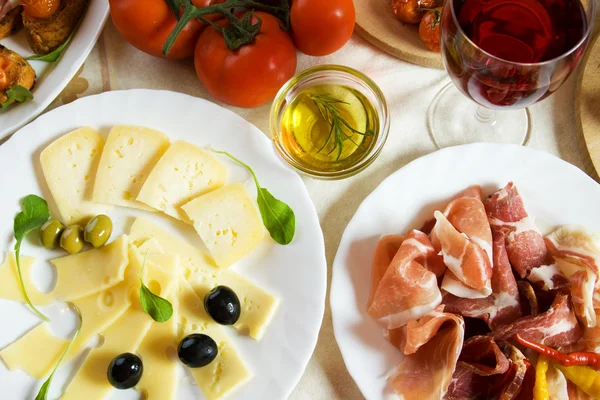 Prosciutto et fromage — Photo