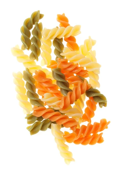 Итальянская триколорная паста — стоковое фото