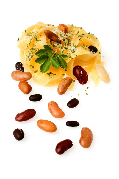 Italian fettuccine pasta — Stock Photo, Image