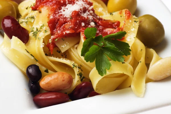 Italienische fettuccine Pasta — Stockfoto