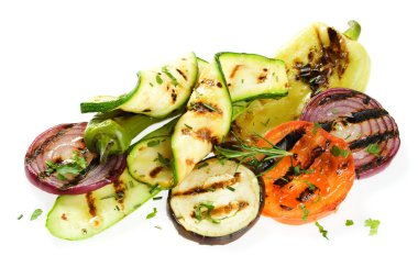 Grilled vegetable clipart