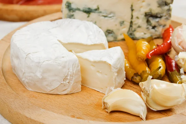 Cured goat cheese — Stock Photo, Image