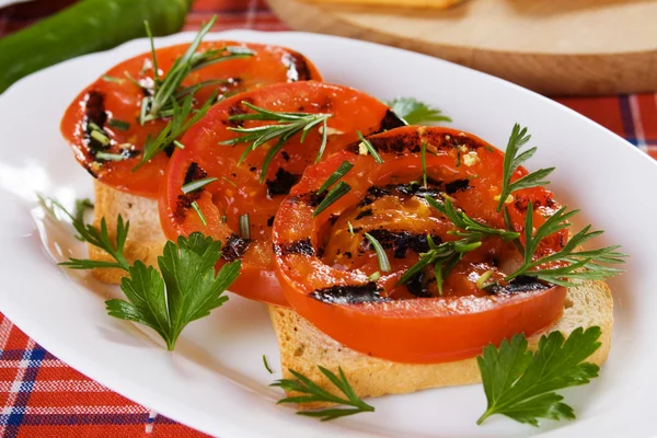 Grillowane pomidory — Zdjęcie stockowe