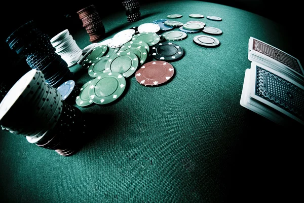 Poker narzędzi typu rybie oko spojrzenie — Zdjęcie stockowe