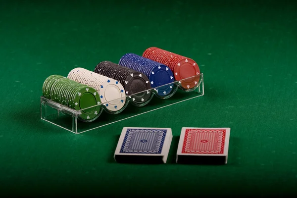 Narzędzia do pokera — Zdjęcie stockowe
