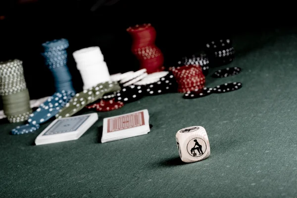 Seks poker — Zdjęcie stockowe