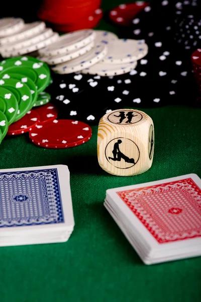 Sexuální poker — Stock fotografie