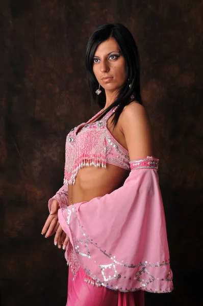Belly dancer portrait Royalty Free Stock Images