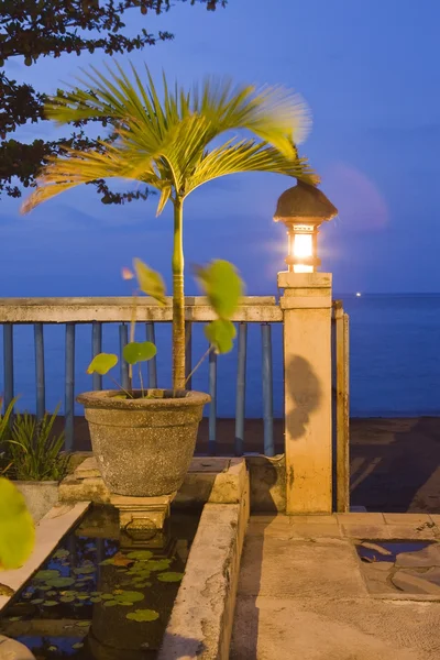 Abendstimmung auf Ozean, Bali, Indonesien — Stockfoto