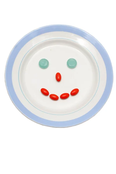 Smiling pills — Stock Photo, Image