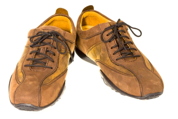 Nuovi stivali di camoscio uomo — Foto Stock
