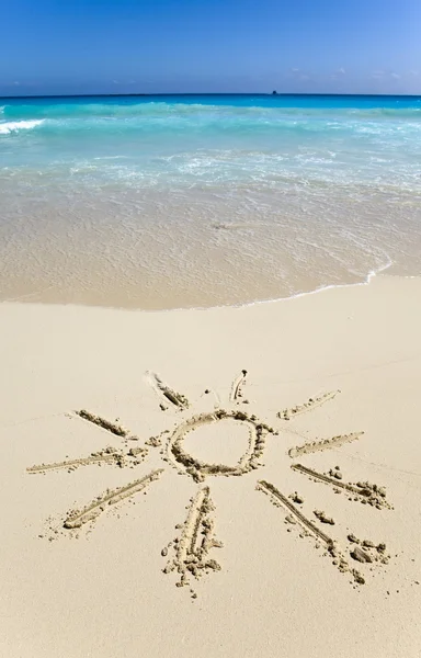 Picture on sand — Stock Photo, Image