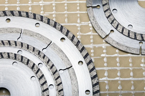 Diamond discs for cutting of tile — Stock Photo, Image
