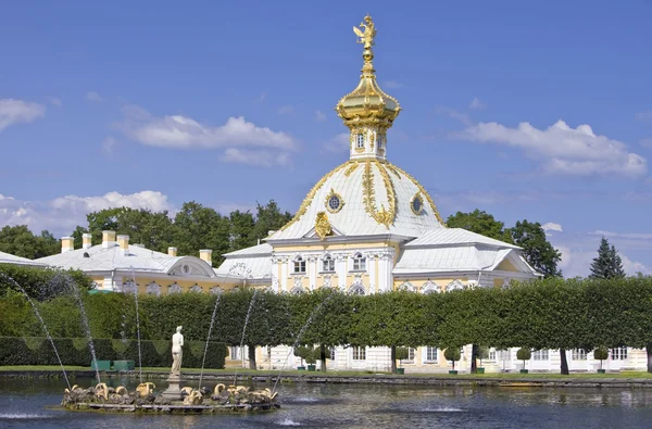 Rosja, Pałac petrodvorets peterhof — Zdjęcie stockowe