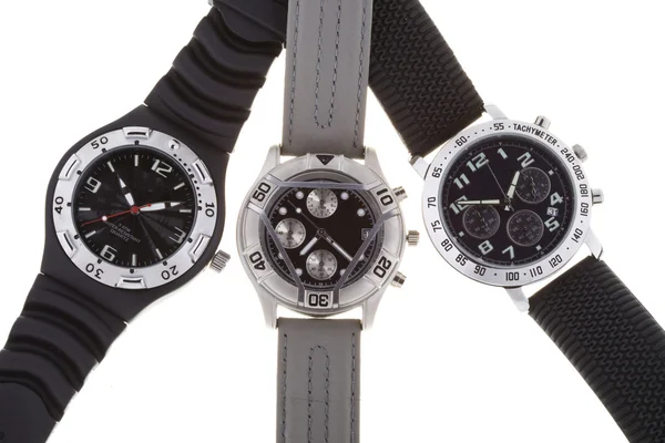Relógios de pulso com vários mostradores — Fotografia de Stock