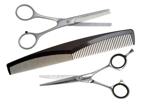 Speciální nůžky pro práci kadeřníka — Stock fotografie
