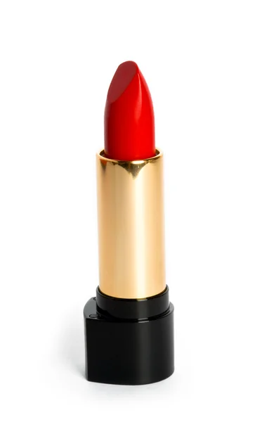 Jasne czerwona szminka kobiece — Zdjęcie stockowe