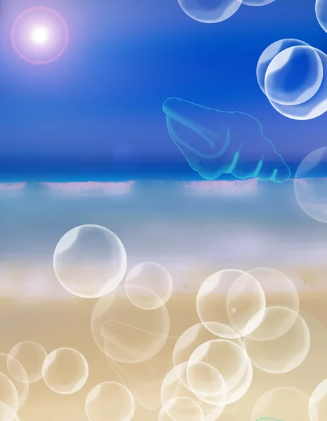 Abstract background-dream about sea, rest — Stock Photo, Image