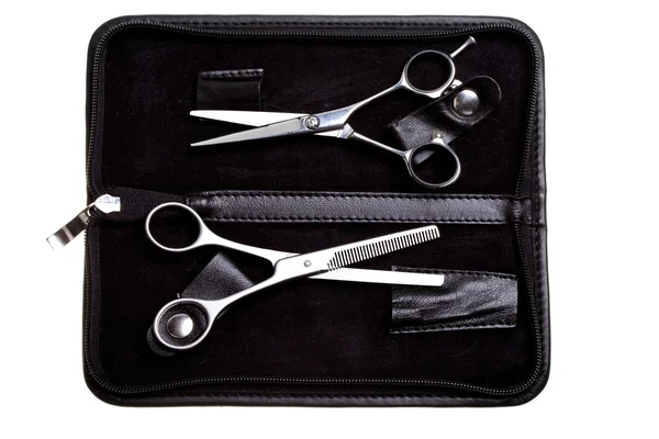 Специальные ножницы для работы парикмахером, для прически и для прически — стоковое фото