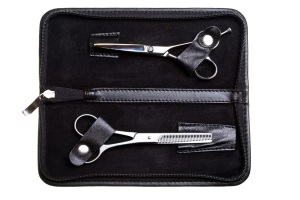Speciální nůžky pro práci kadeřníka, účes a za vlasy — Stock fotografie