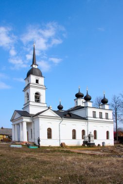 Church in Kobona, Russia clipart