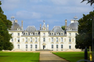 Chateau de Cheverny.castle of a valley of the river Loire. clipart