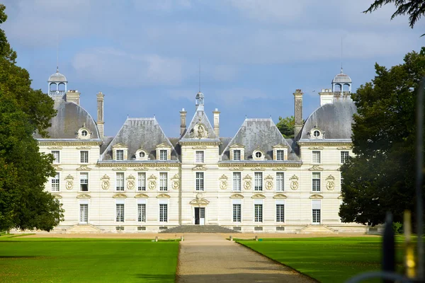 Chateau de Cheverny.castle de um vale do rio Loire . — Fotografia de Stock
