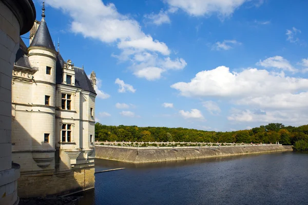 Castillo de Chenonceau.castillo de un valle del río Loira. Francia . — Foto de Stock