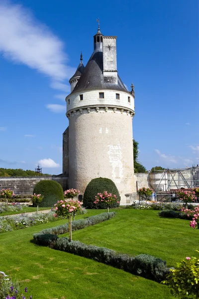 星河湾 de chenonceau.castle 的河卢瓦尔河谷地区。法国. — 图库照片
