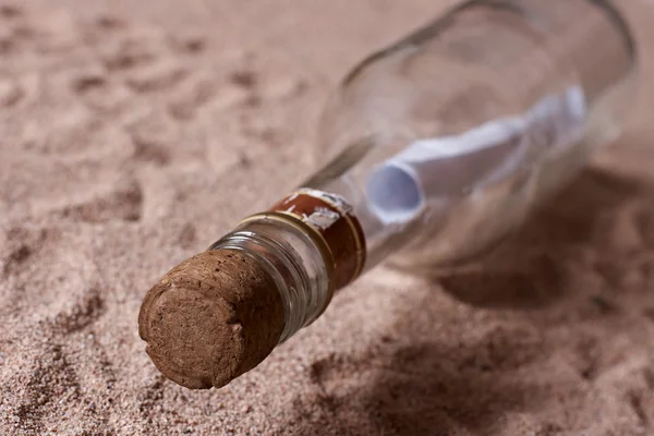 stock image Message in the bottle