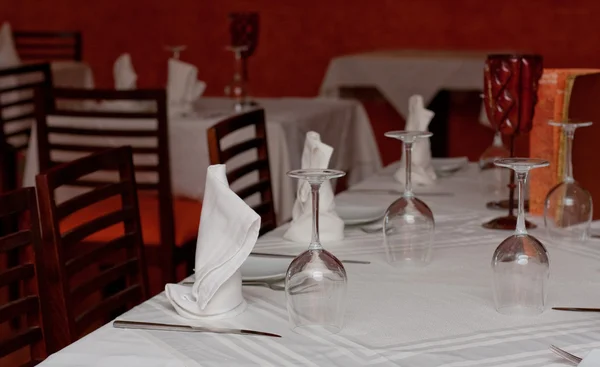 Restaurant tabe set — Stockfoto