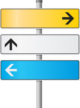 Road sign clipart