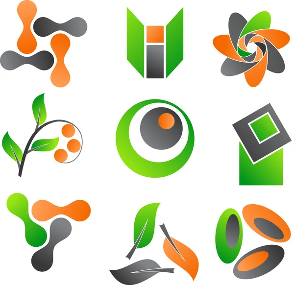 Abstract icons — Stock Vector